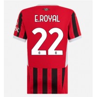 Ženski Nogometni dresi AC Milan Emerson Royal #22 Domači 2024-25 Kratek Rokav